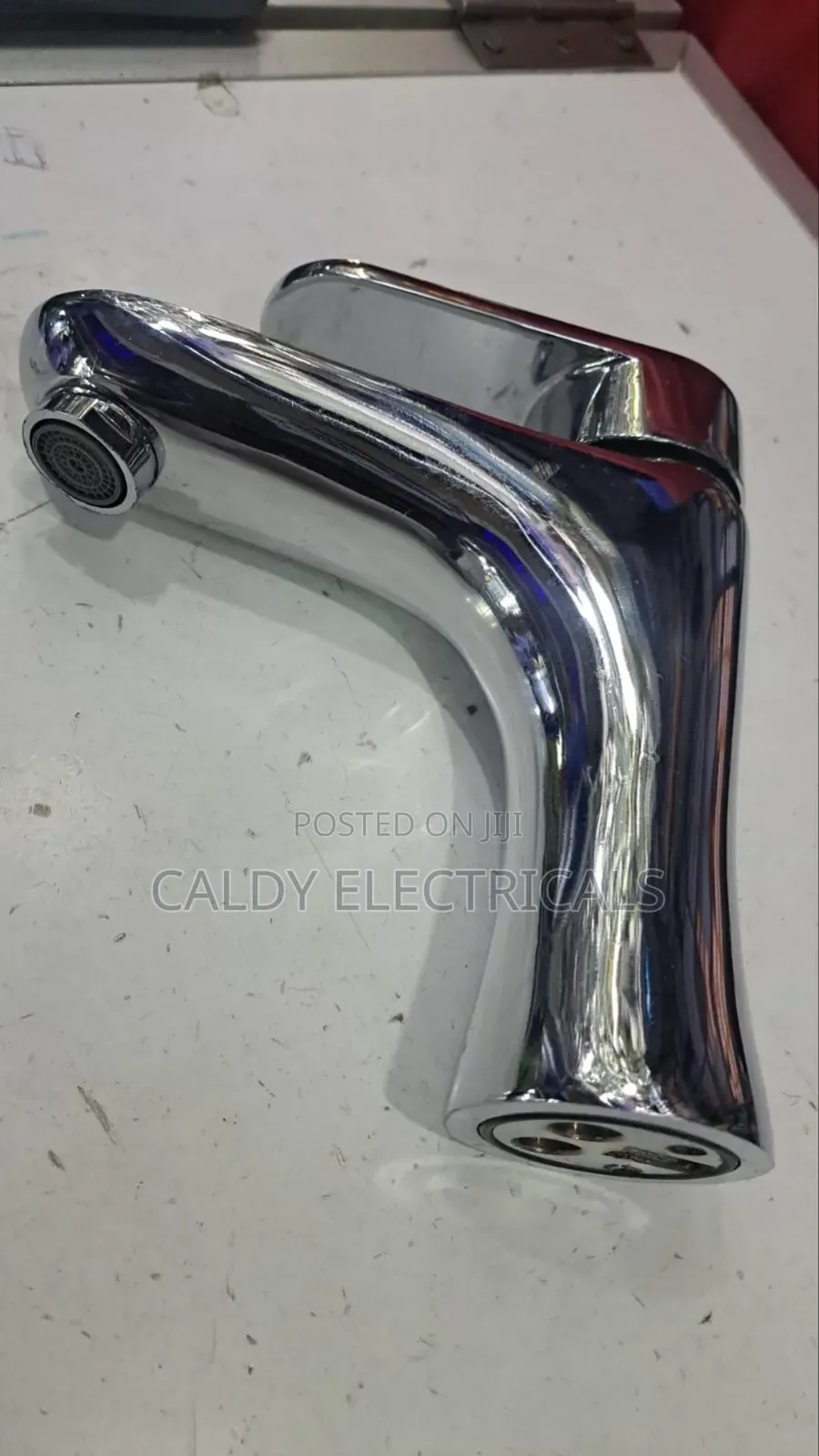 Modern Chrome Basin Mixer Tap.