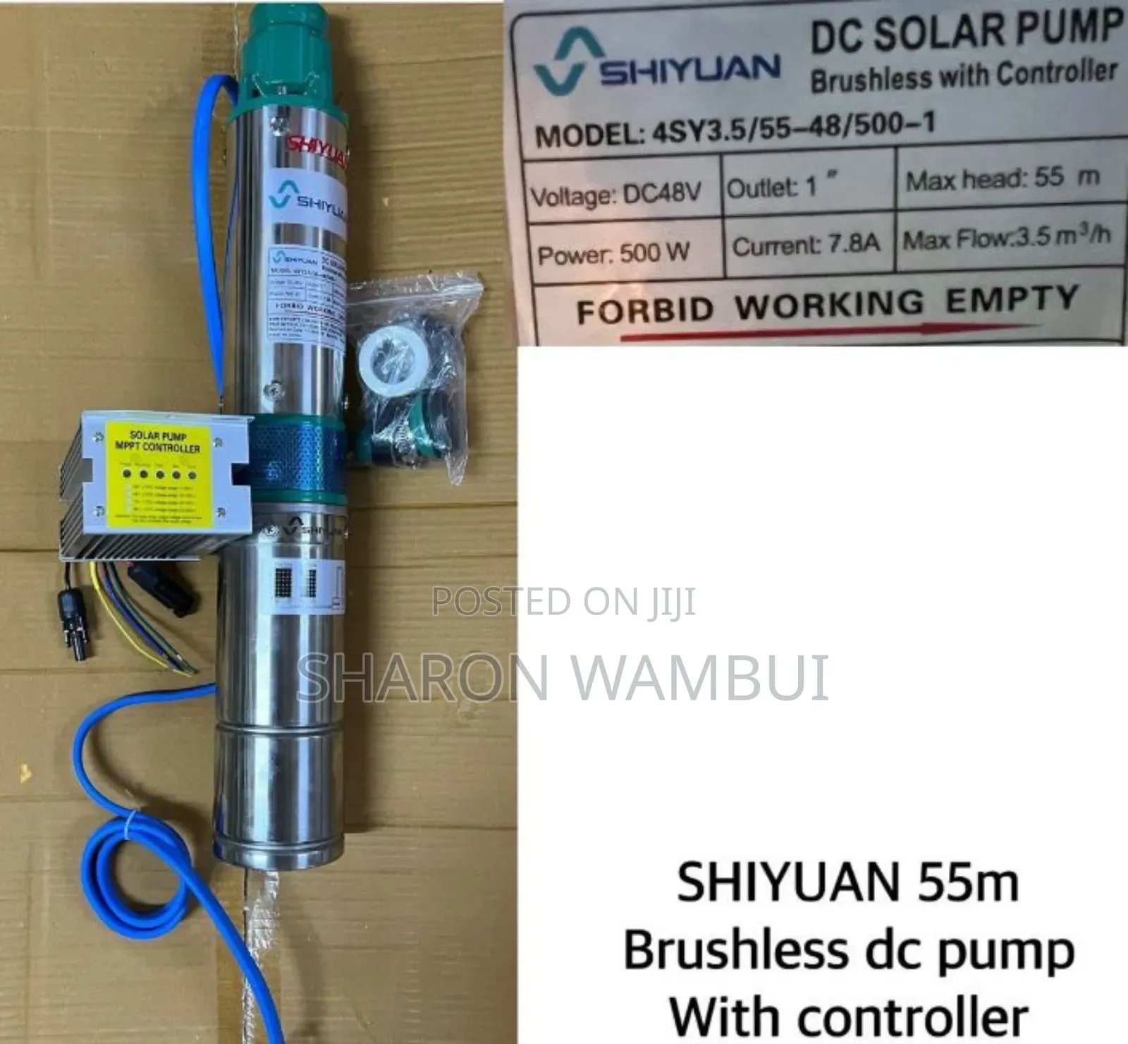 Shiyuan 55m Brushless Dc Pump With Controller/Shiyuan Dc Water Pump