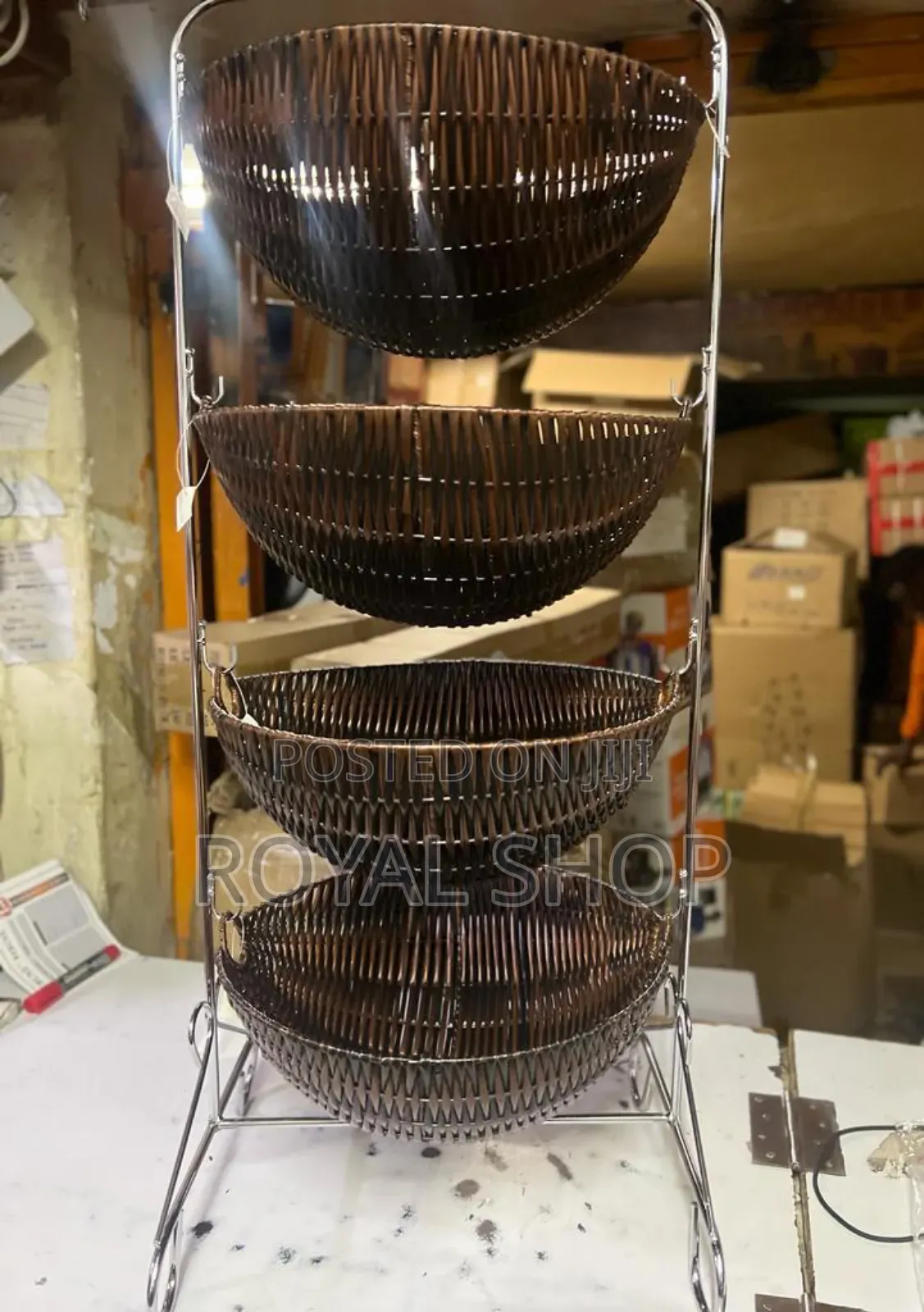 Basket Fruit 4layer Fruit Rack