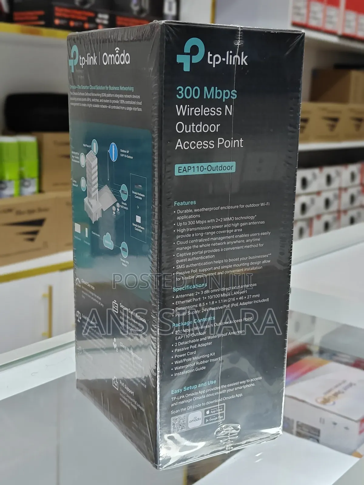 Tp-Link Omada Eap110-Outdoor 300 MBPS Wireless N Outdoor Access Point.