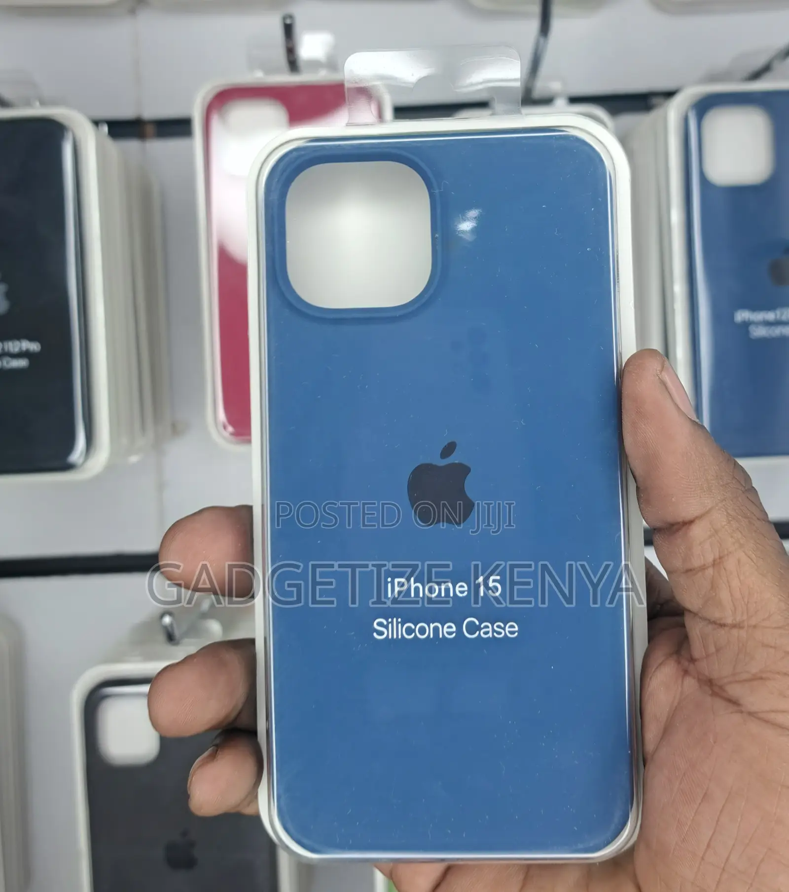 Thick Silicone Matte Back Case Cover for iPhone 15 Series