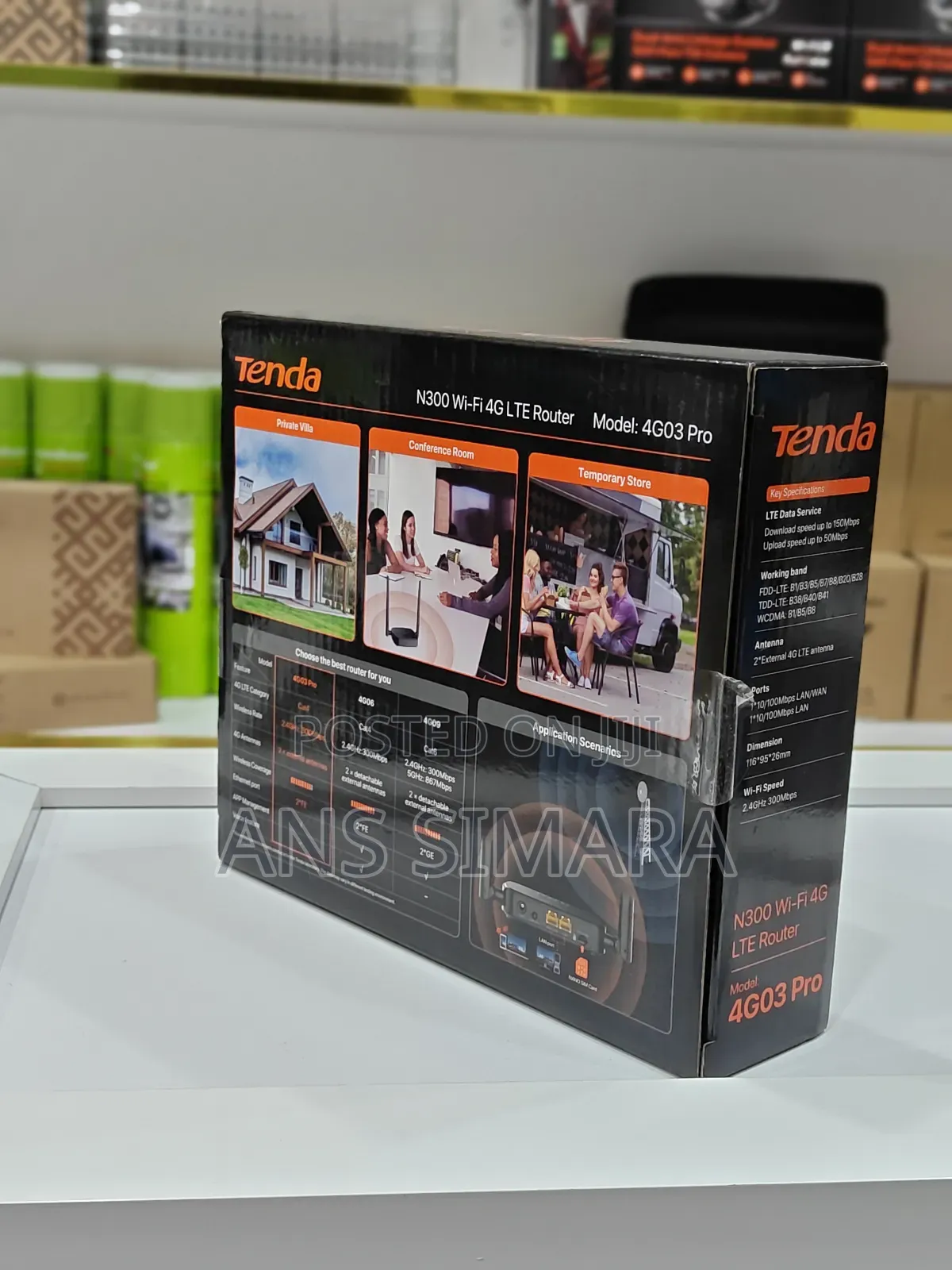 Tenda N300 Wi-Fi 4g Lte Router