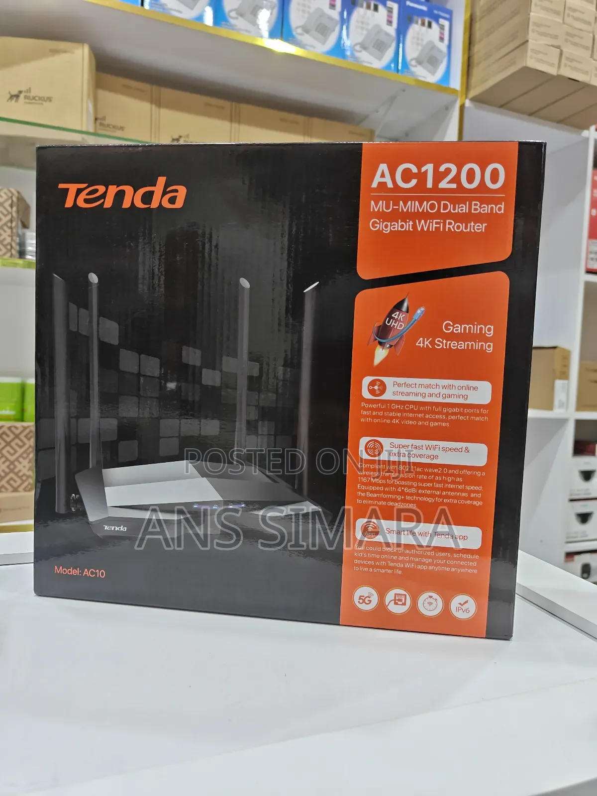 Tenda Ac1200 Dual Band Gigabit Wifi Router