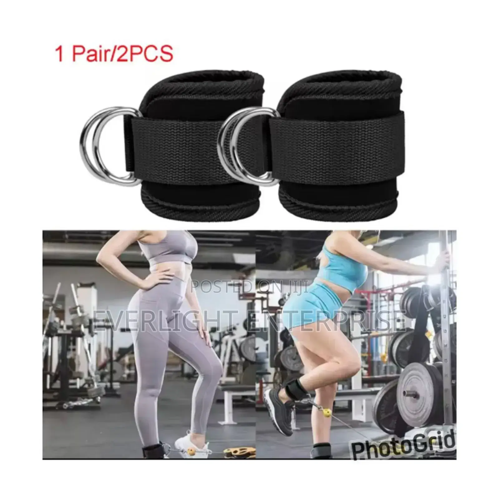 2 PCS Ankle Straps for Cable Machines Kickbacks