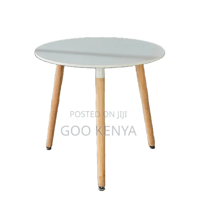Home Table; Solid Wood Round Dining Table – Three-leg Design
