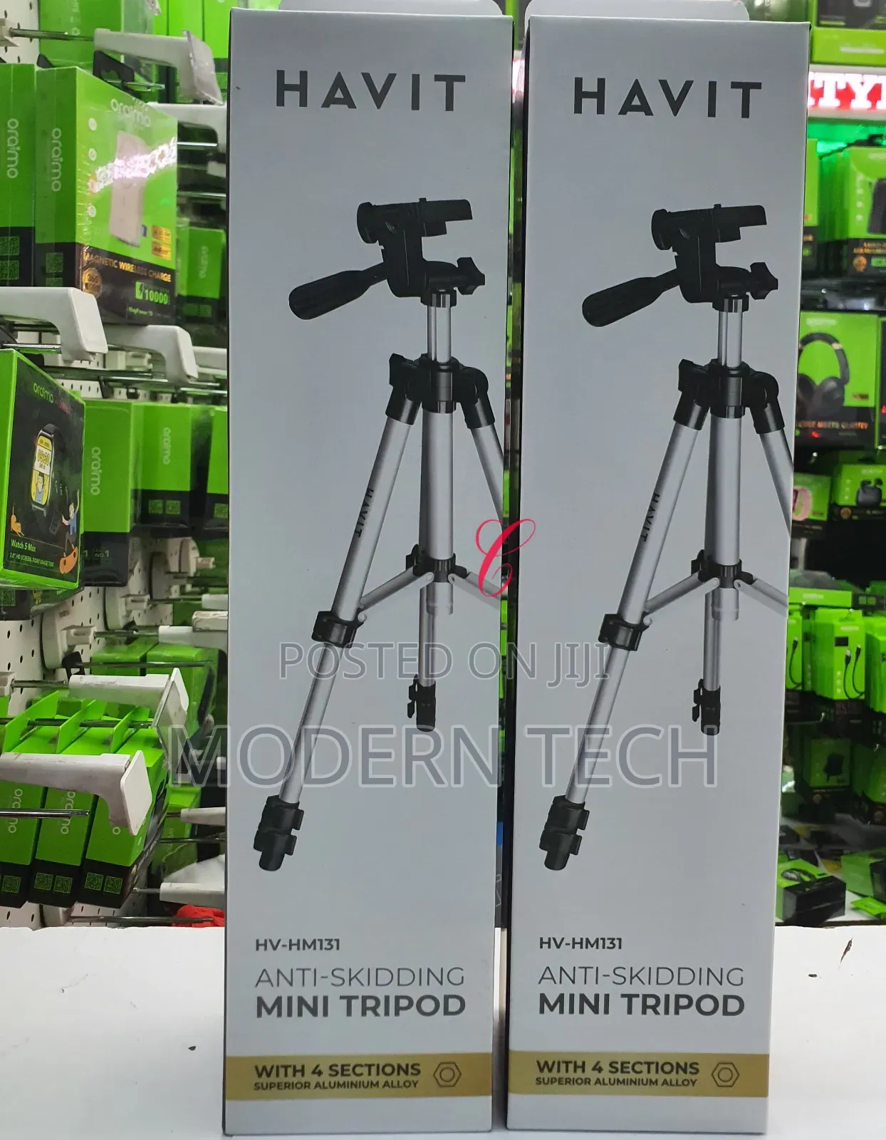 Havit Tripod With 4 Sections Superior Aluminium Alloy Contractive