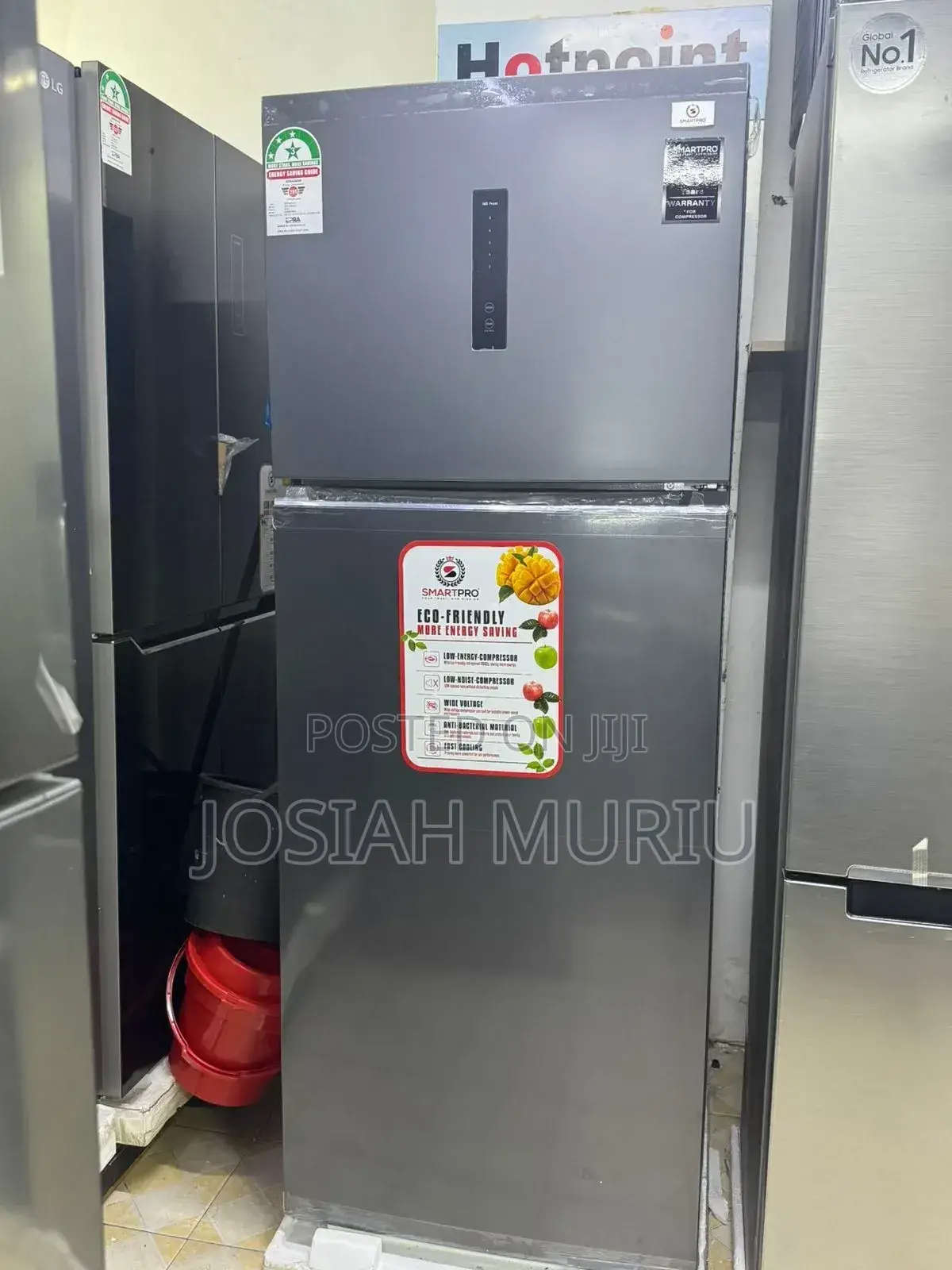 Smartpro 465litres Double Door Fridge SFR-595dt