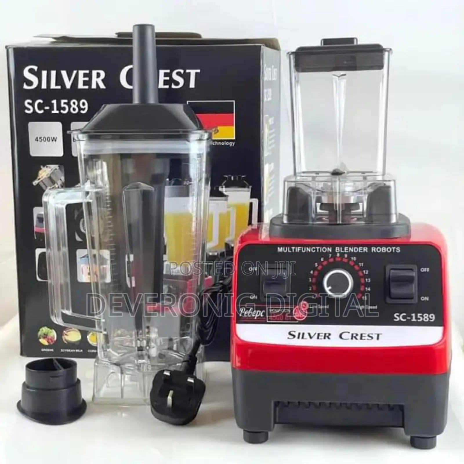 *Silvercrest Commercial Blender Double Jug*