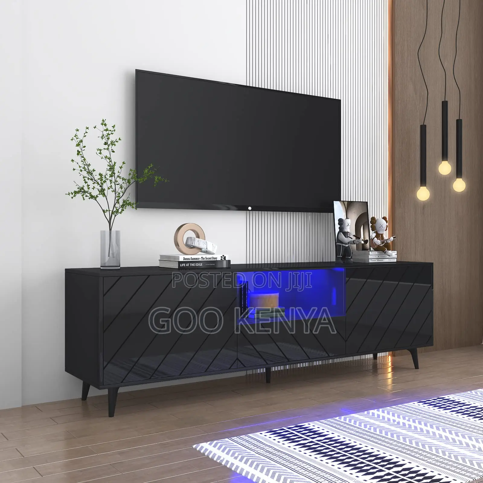 Home Tv Cabinet; Living Room Tv Cabinet With Storage Compartments