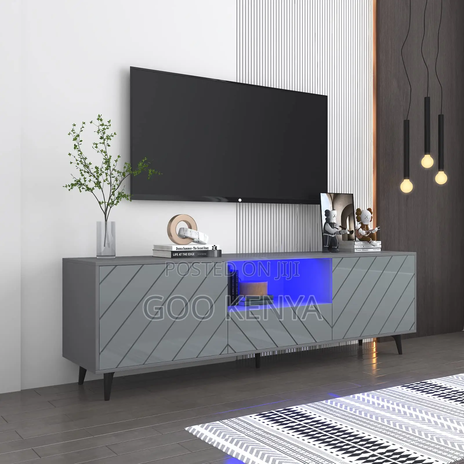 Home Tv Cabinet; Living Room Tv Cabinet With Storage Compartments