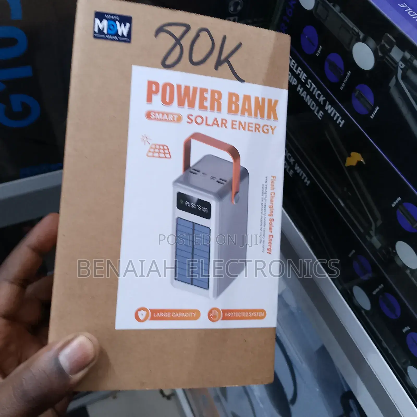 Quality Powerbank 80000 Watts Both Solar and Electricity
