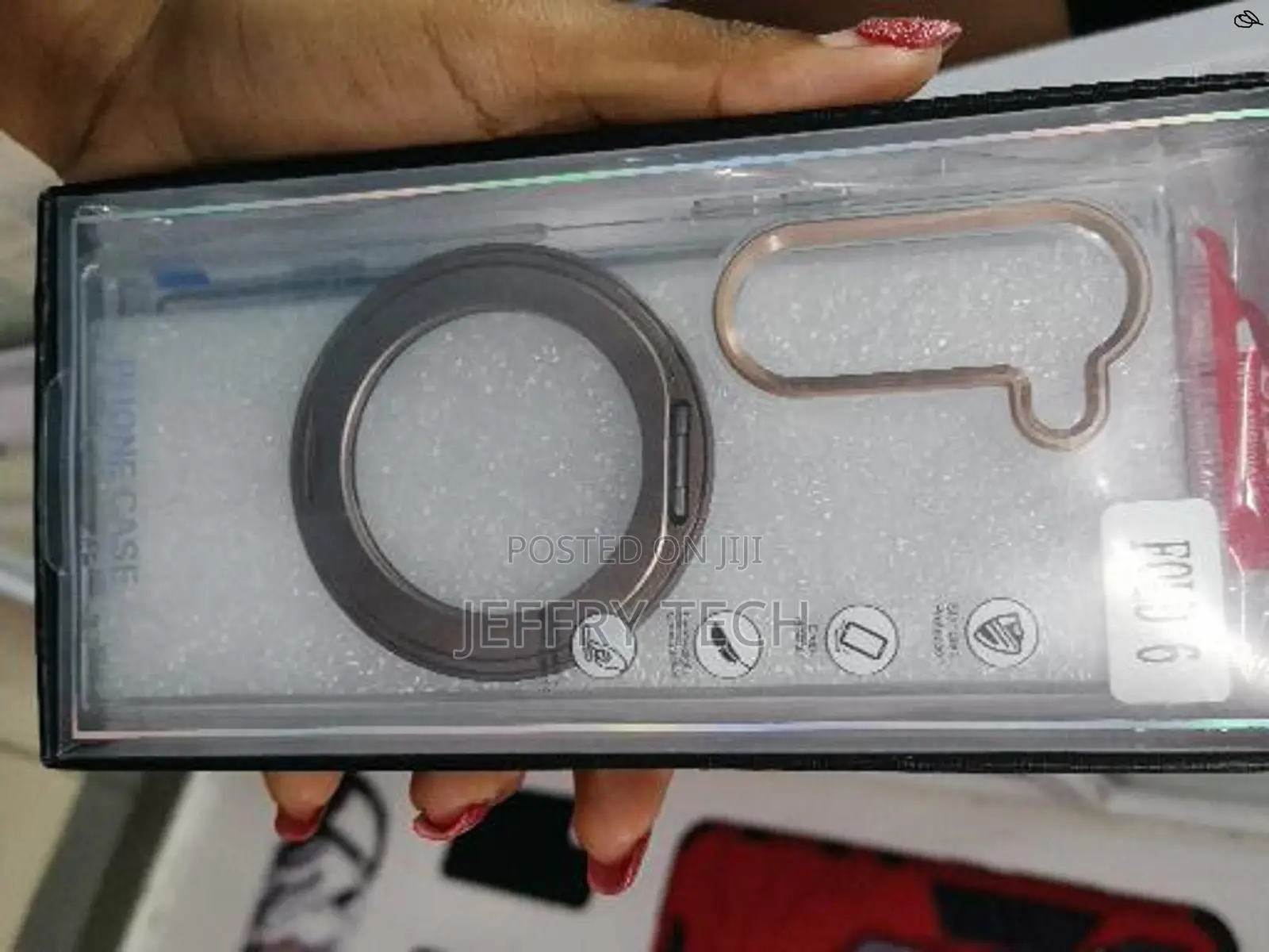 Blason Samsung Galaxy Z Fold 6 Clear Case With Magsafe Stand -Gold
