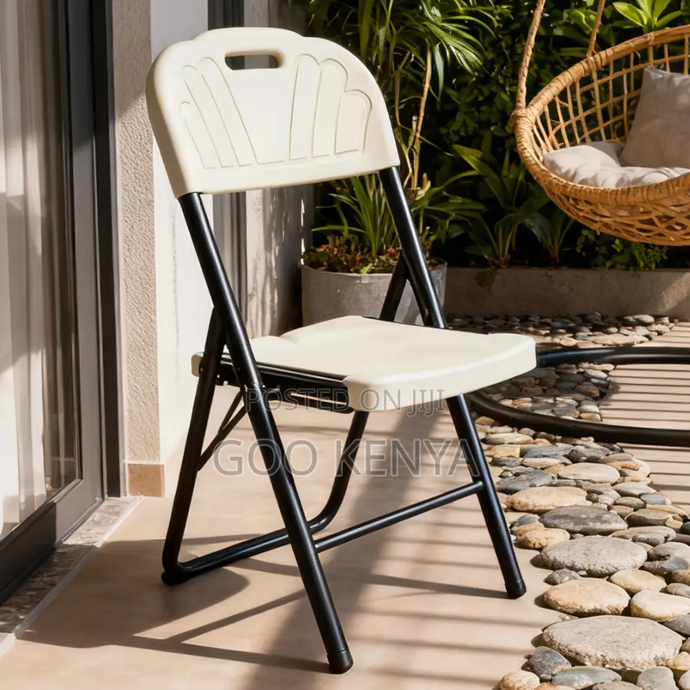 Home Chair; Foldable Outdoor White Event Chair