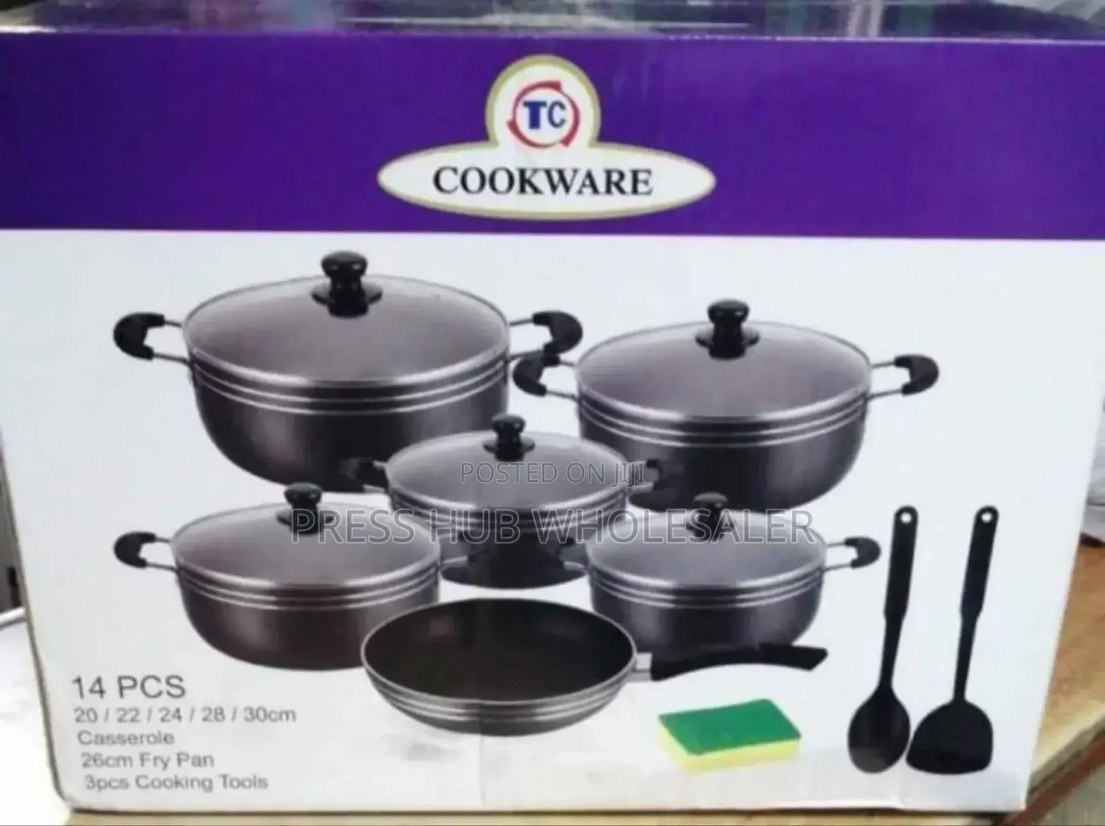 Tc 14-Piece Heavy Non-Stick Cookware Set.