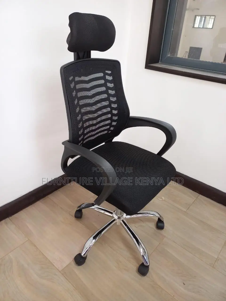 Office Chairs: High-back Headrest Home Office Seat