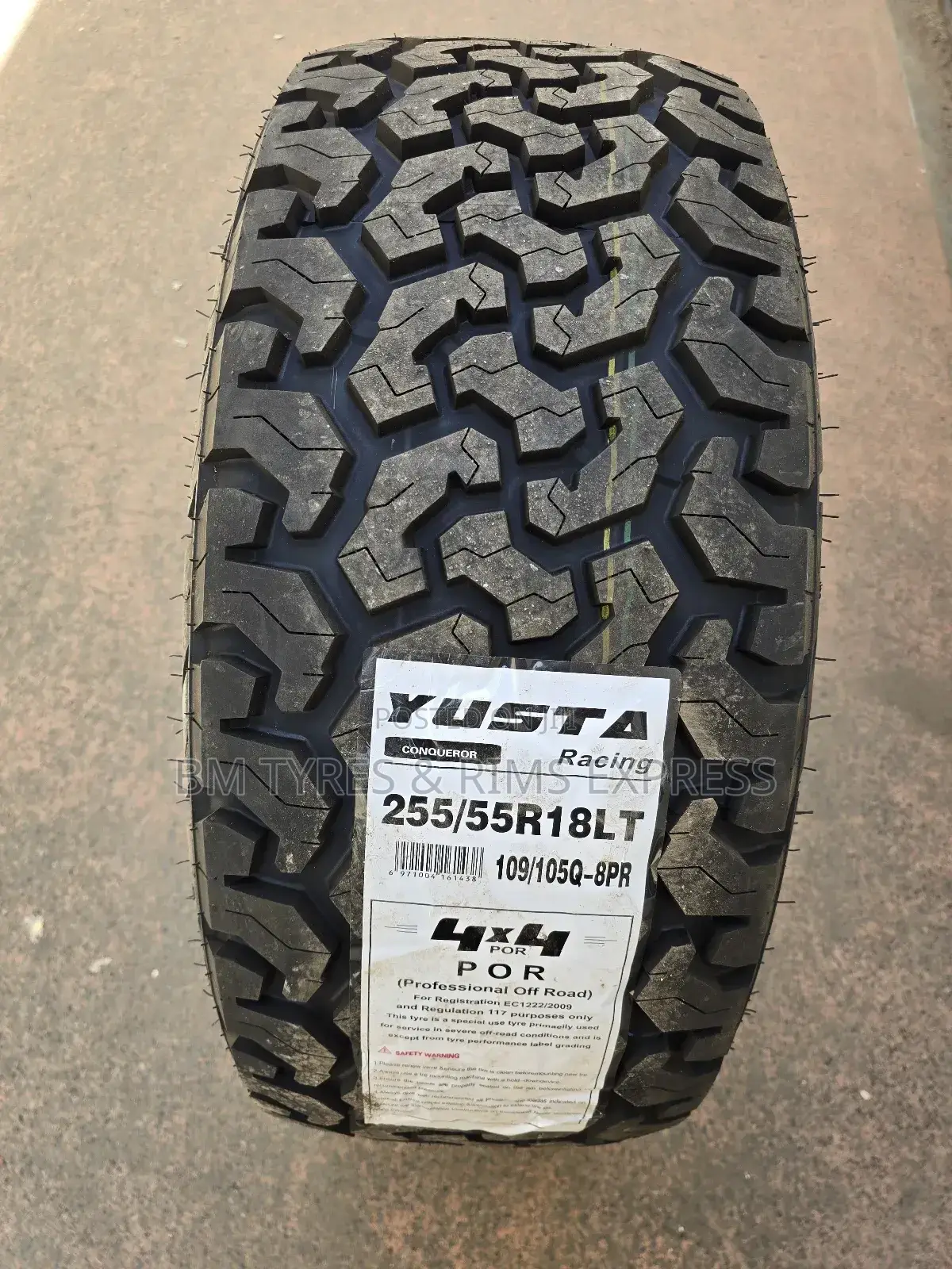 255 /55 R18 Yusta Tyres (All Terrein)
