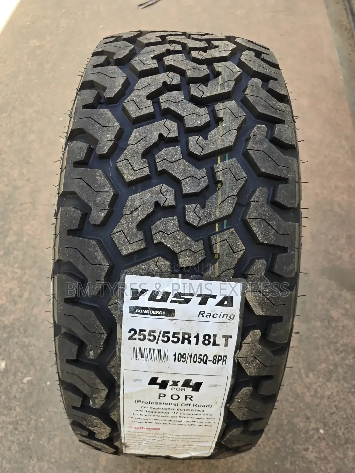 255 /55 R18 Yusta Tyres (All Terrein)