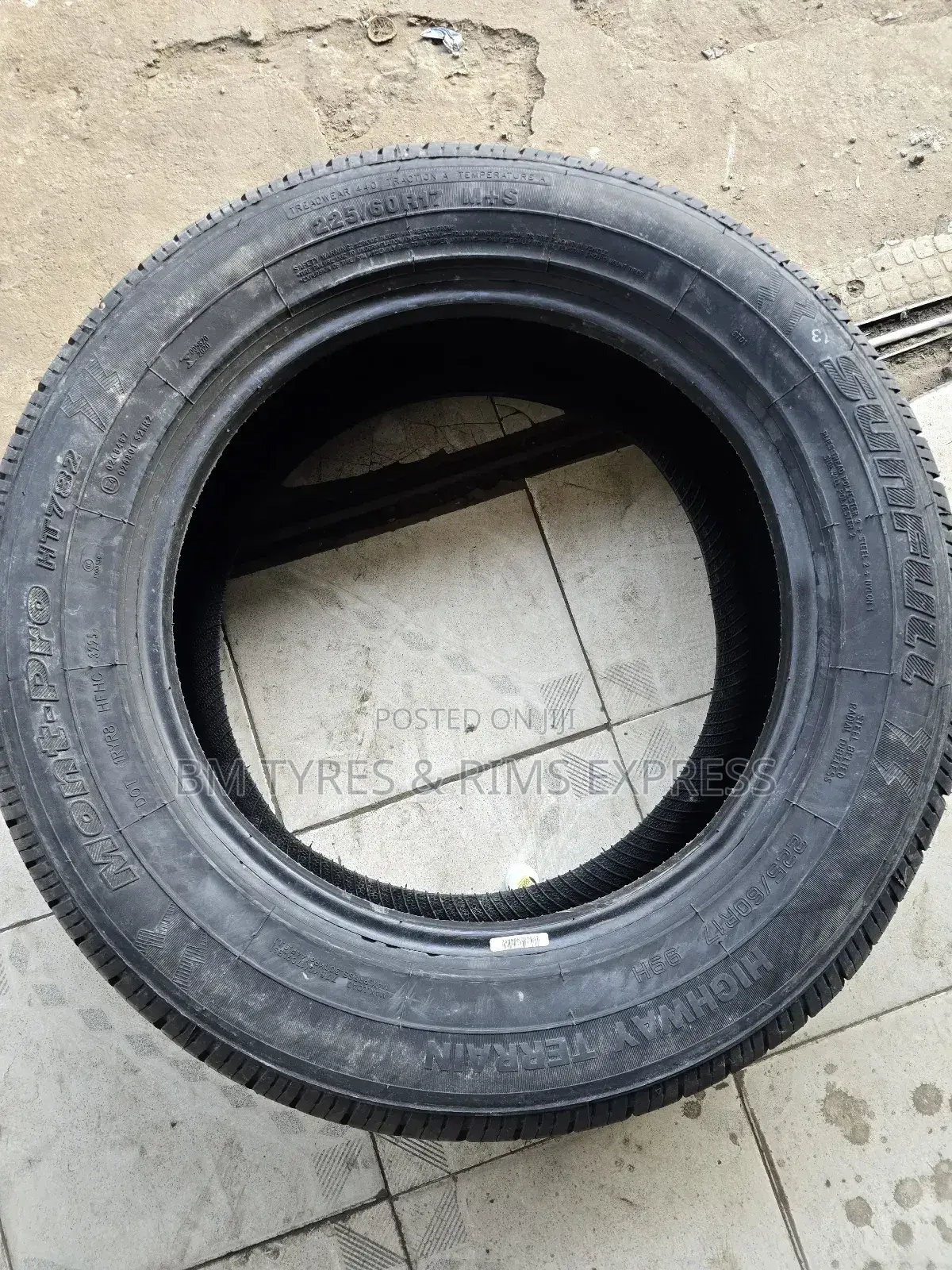 225 /60 R17 Sunfull Tyres (Highway Terrein)