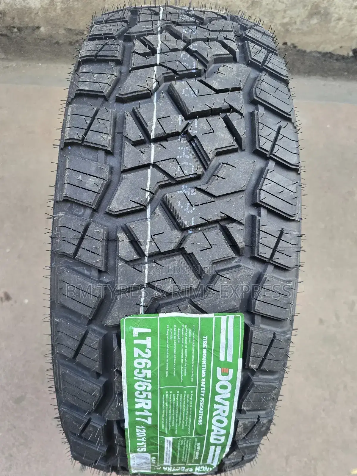 265 /65 R17 Davroad Tyres (All Terrein)