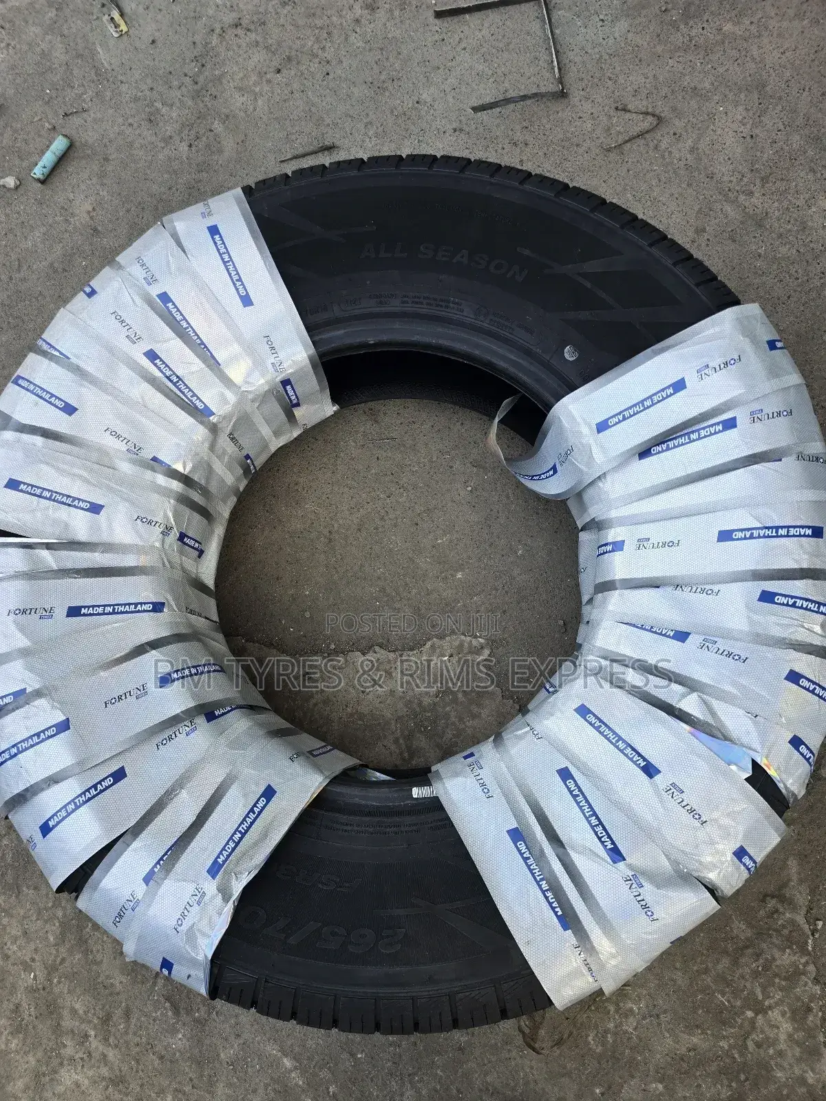 265 /70 R16 Fortune Tyres (All Terrein) Thailand.