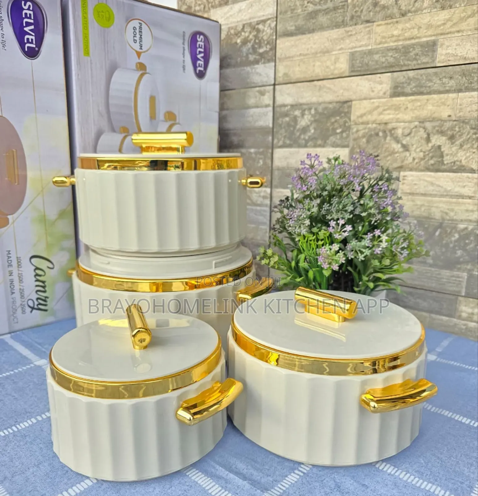 New in Camry Hotpotscamry Set of 4 Hotpots*