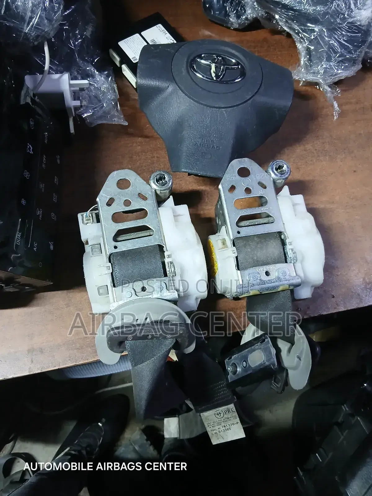 Vanguard Steering Airbag and Seatbelts