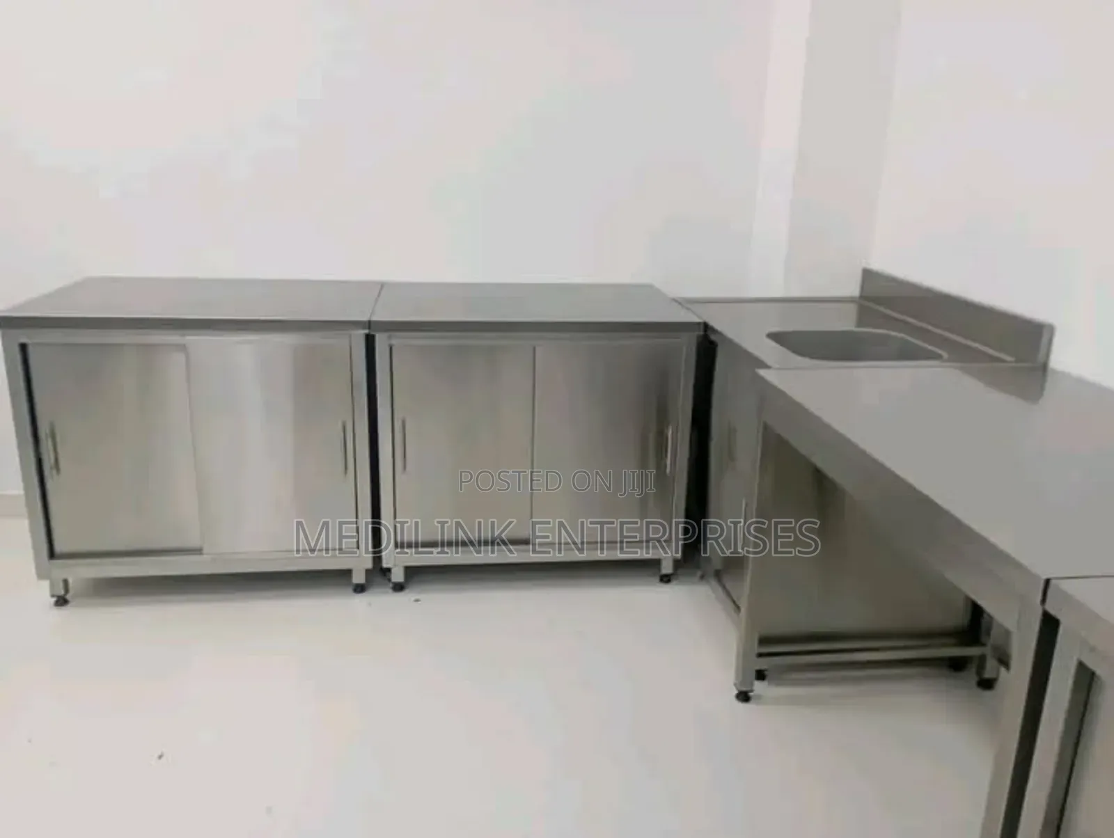 Ss 304 Customized Stainless Kitchen Storage Cabinet