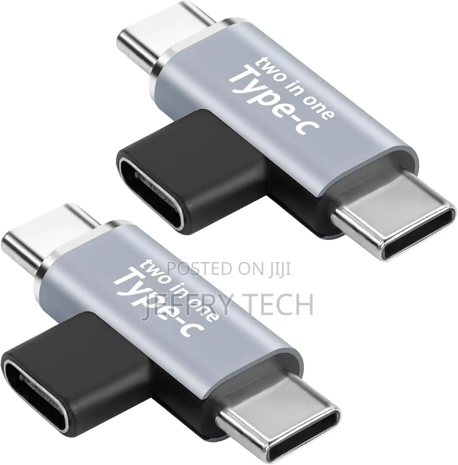 2 in 1 Usb C Adapter,Usb Type-C Female to Dual Male Splitter Support 5