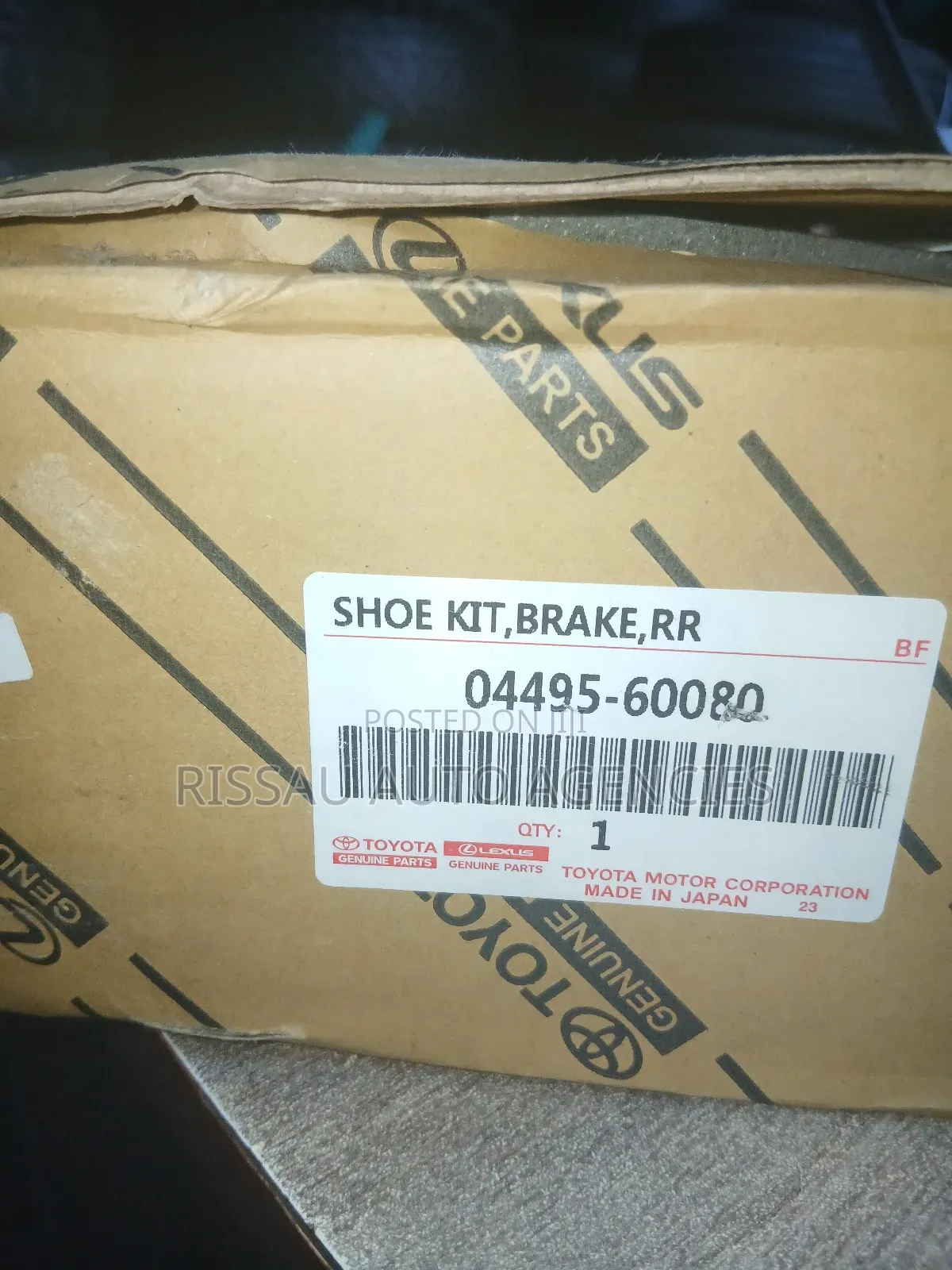 Toyota Landcruiser J70/J80/J100 Genuine Brake Linings Made in Japan