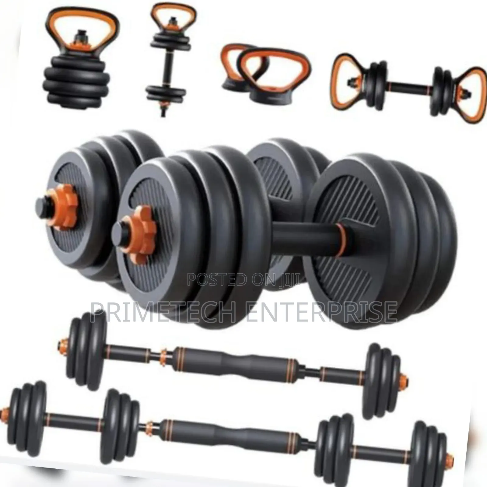6 in 1 Coated Kettle Dumbells - 50kg