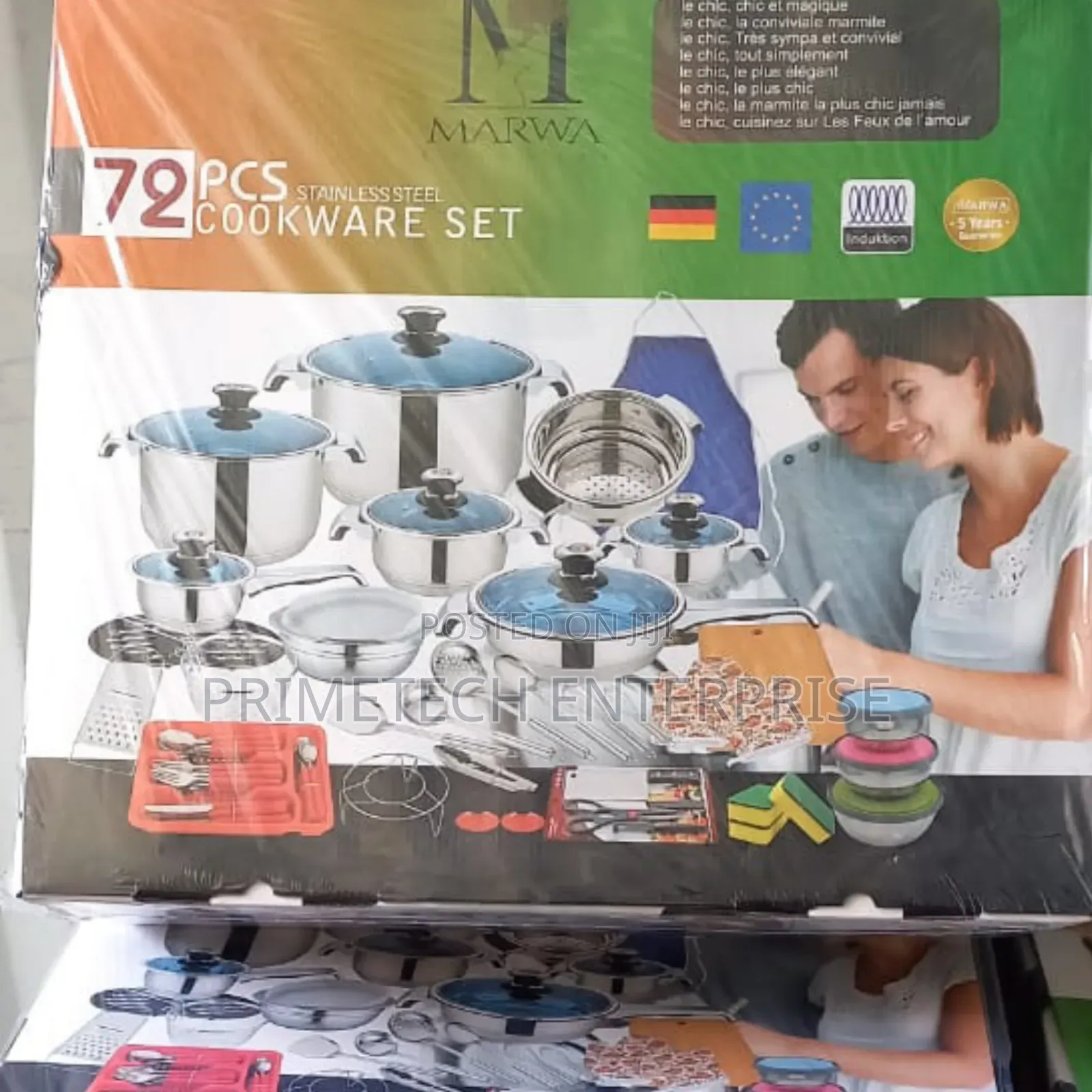 72pcs Marwa Cookware