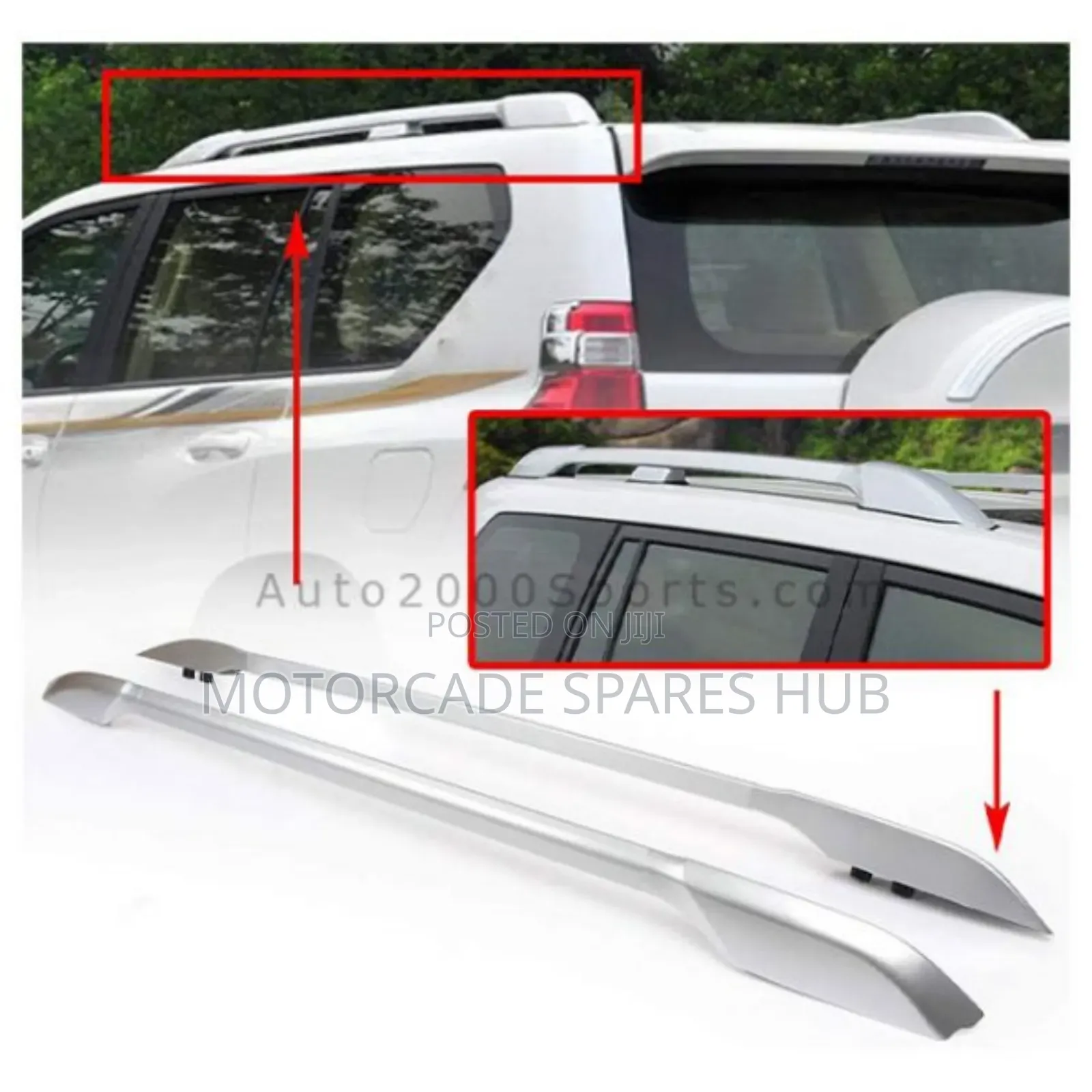 Landcruiser Prado Fj 150 Roof Rack Silver