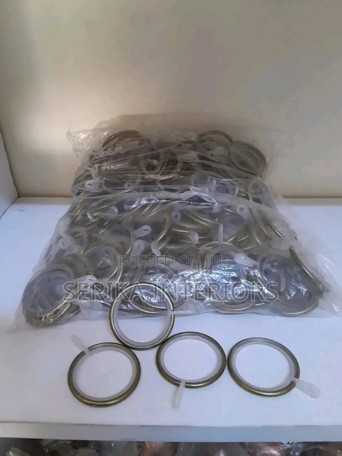 Round Curtain Rods Rings Rings Environmental Friendly Silent