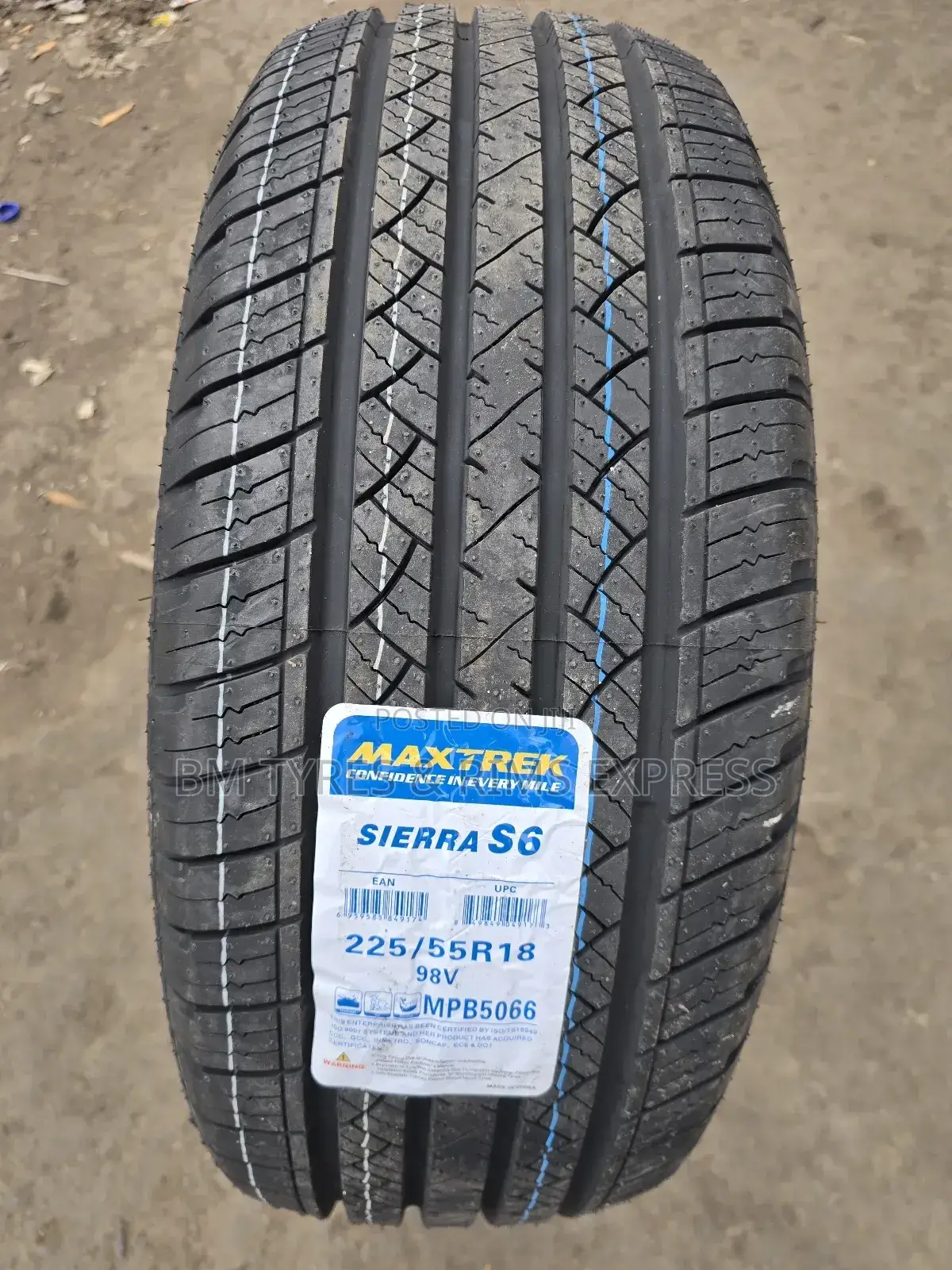 225 /55 R18 Maxtrek Tyres (Sierra S6)
