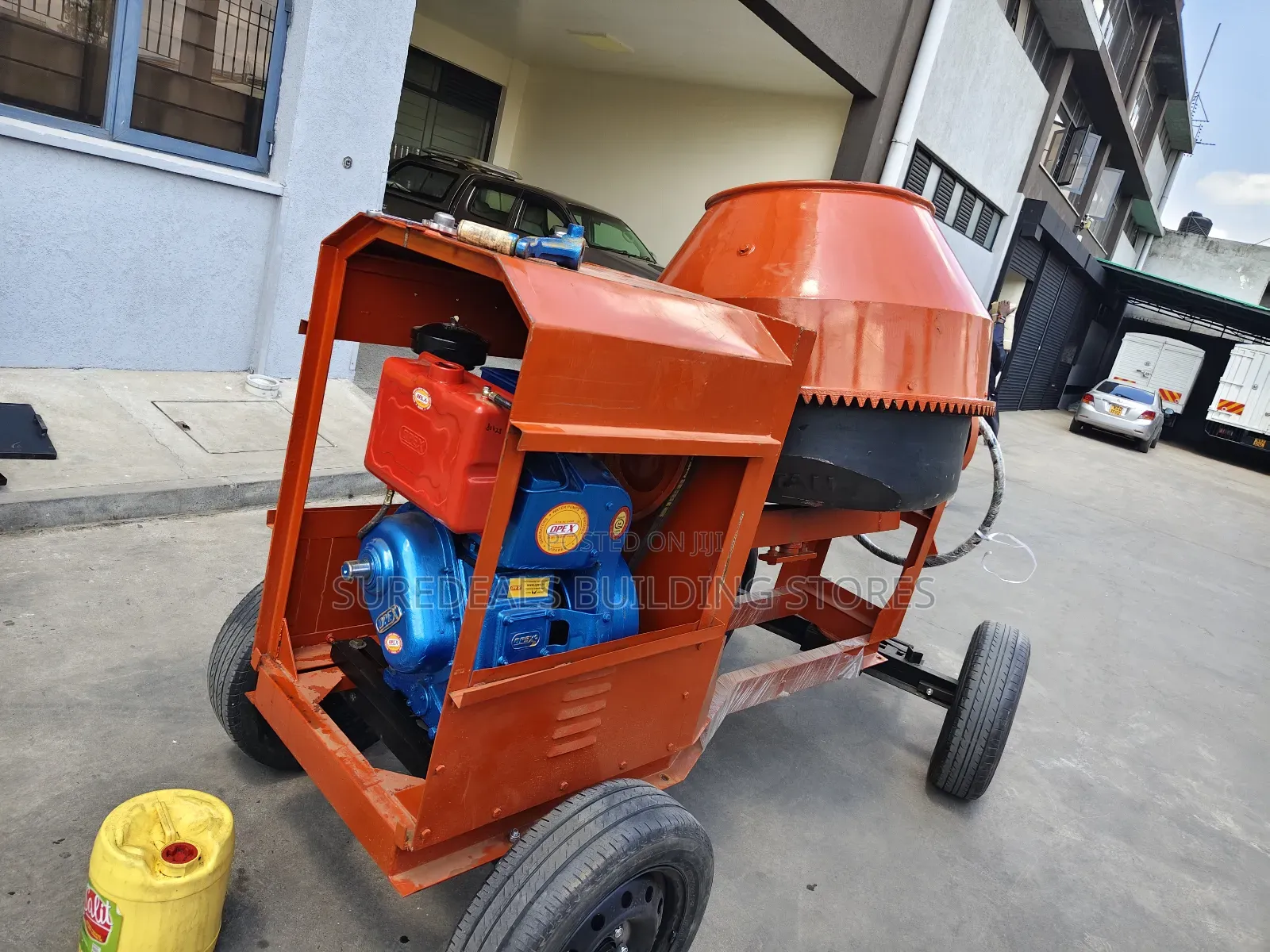Titan Diesel-powered Concrete Mixer, 500 Ltrs  Capacity
