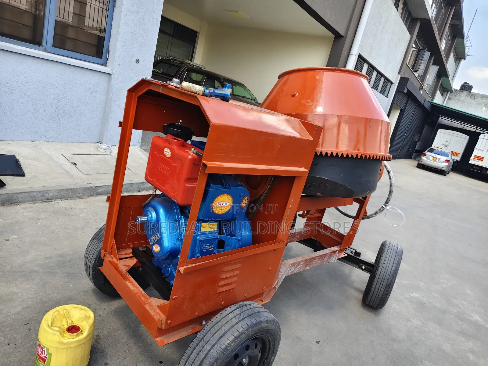 Titan Diesel-powered Concrete Mixer, 500 Ltrs  Capacity