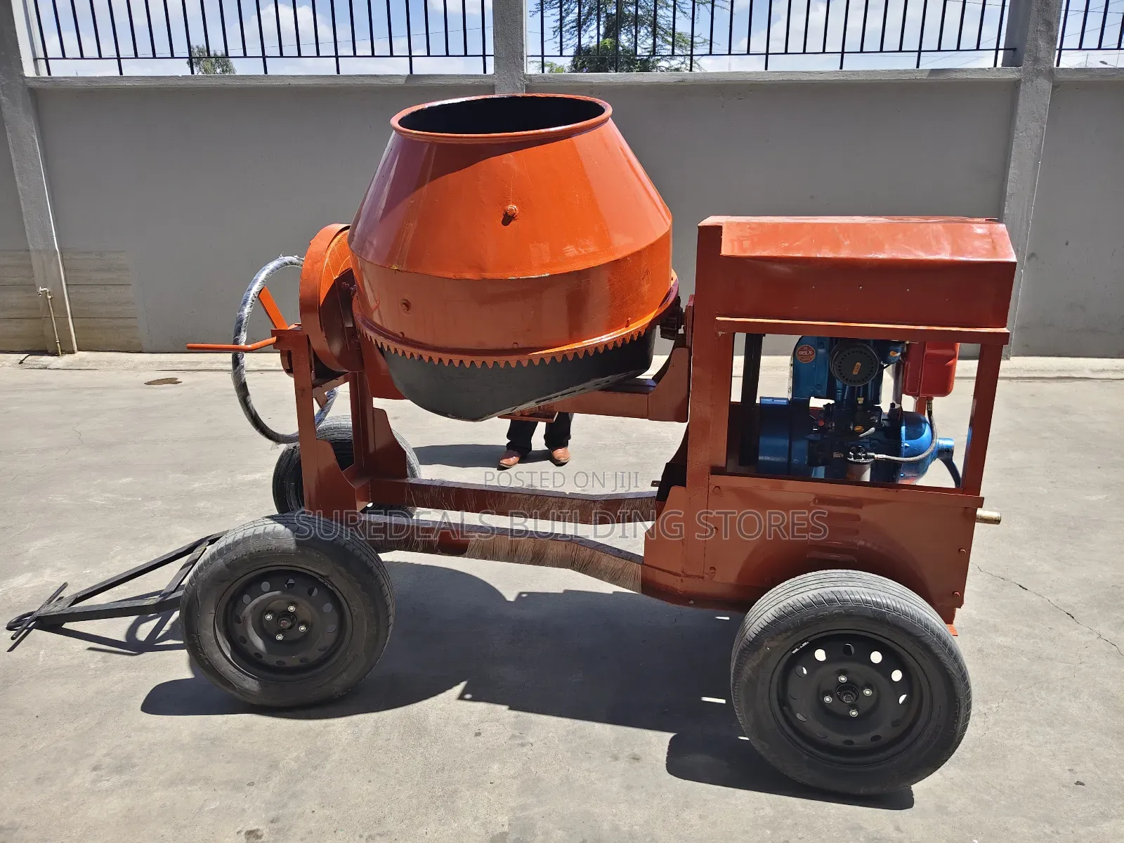 Titan Diesel-powered Concrete Mixer, 500 Ltrs  Capacity
