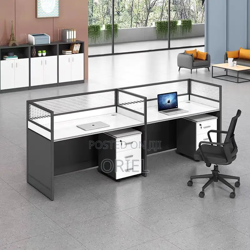 Office Workstation : Modern 2-Way Modular Office Workstation
