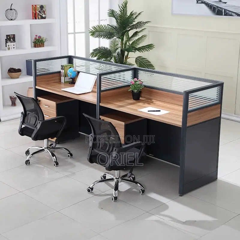 Office Workstation : Modern 2-Way Modular Office Workstation