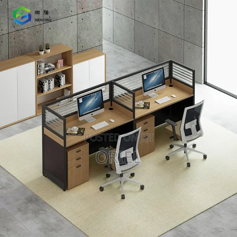 Office Workstation : Modern 2-Way Modular Office Workstation