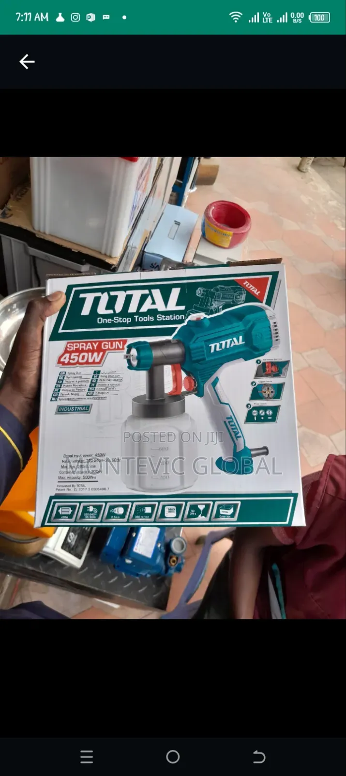 Total Spraygun 450w /Total Powerfull Spraygun