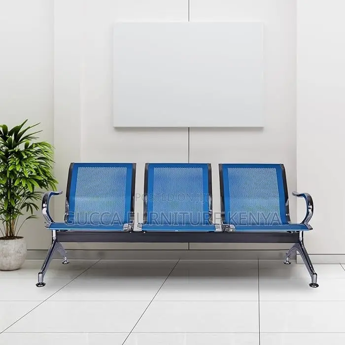 3-link Metallic Waiting Bench