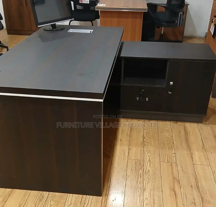 Office Desks| 1.6 Meters L-shaped Executive Table