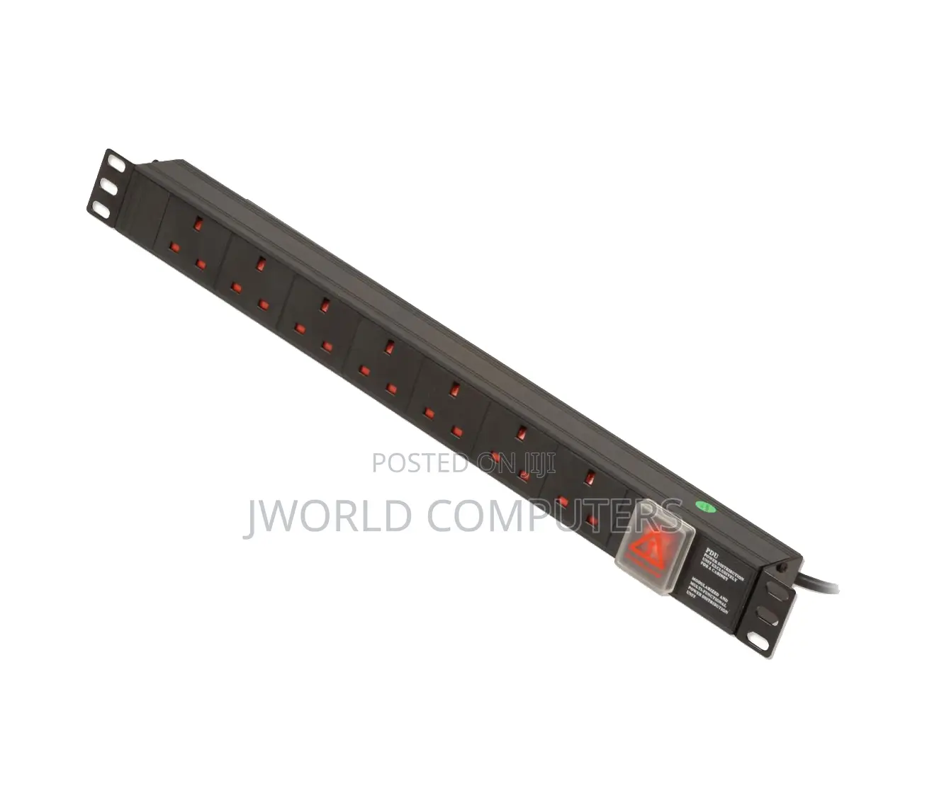 MTN 12-Way Uk Plug Pdu Black