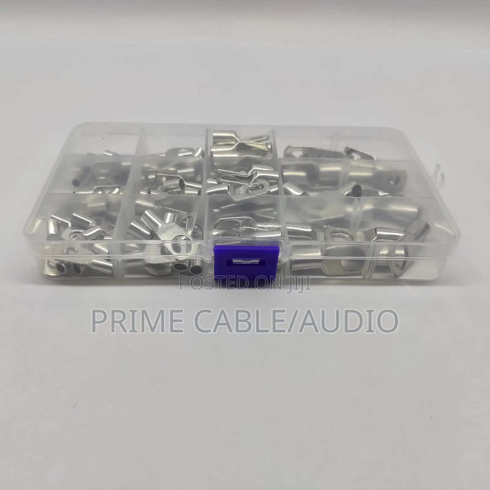 Assorted Copper Ring Lug Terminal Wire Bare Cable Crimp Connectors Kit