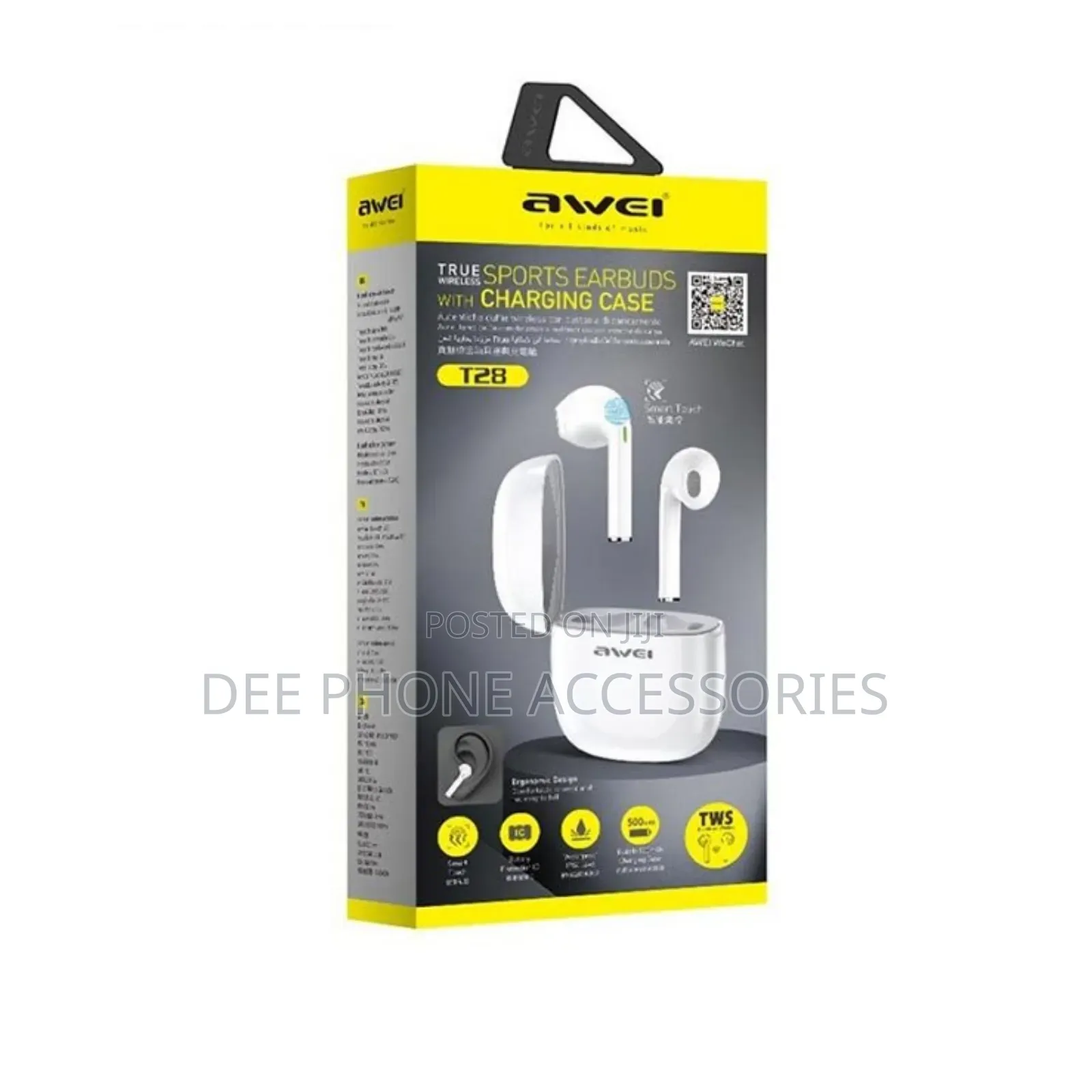 Awei T28 TWS Sports Wireless Earbuds