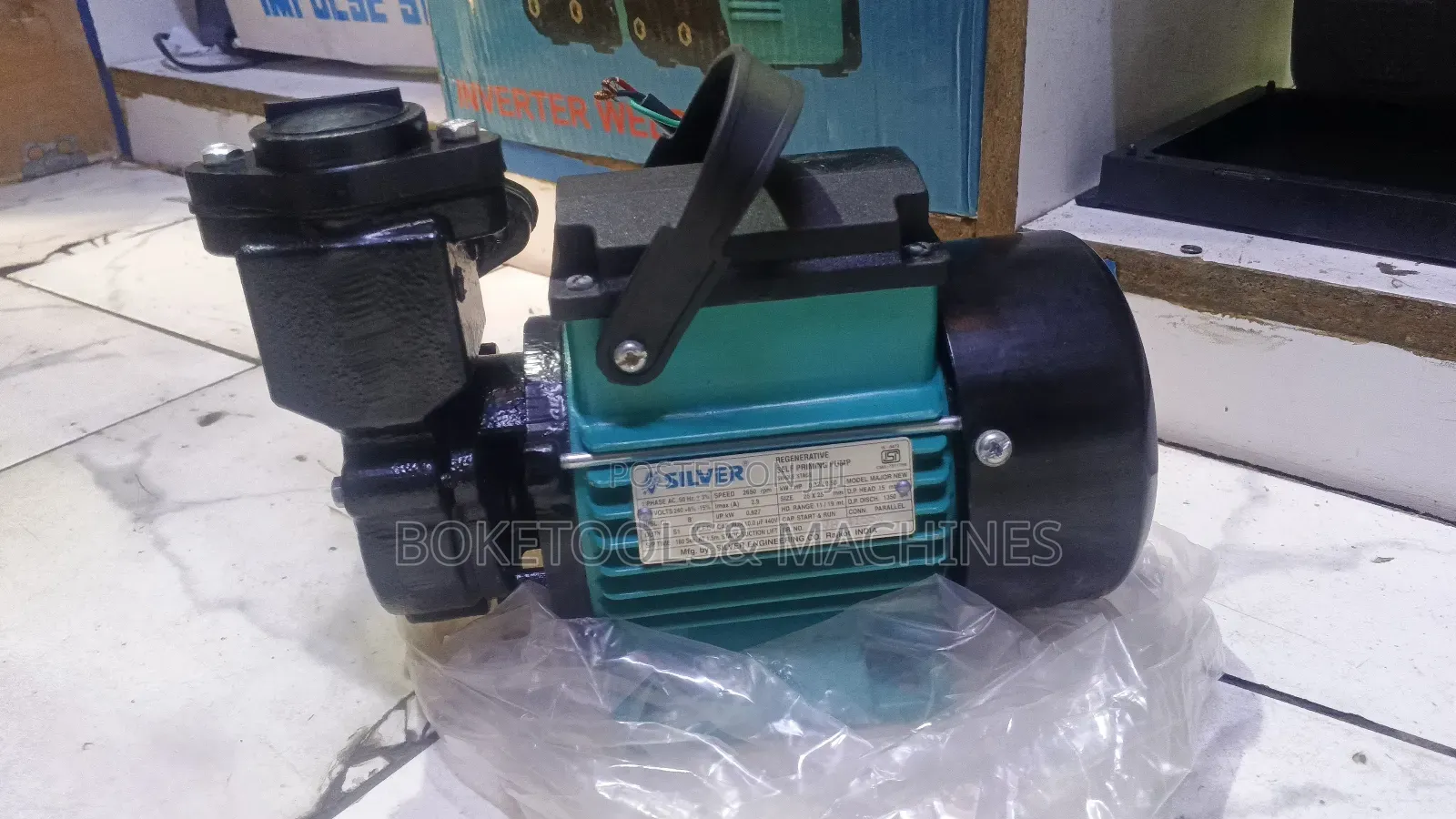 Silver Self Priming Pump 0.5hp