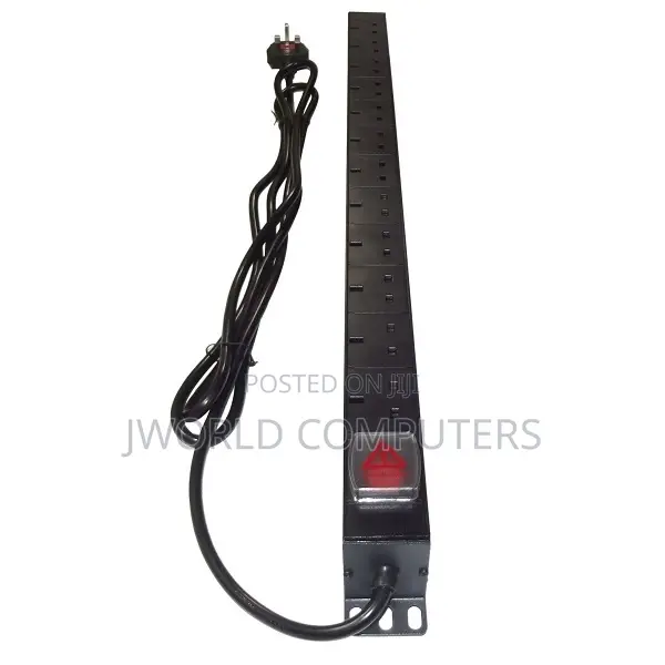 MTN 10-Way Uk Plug Pdu Black