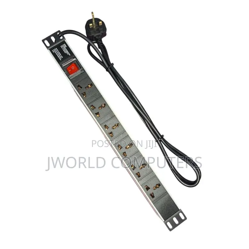 MTN 6-Way Uk Plug Pdu Aluminium