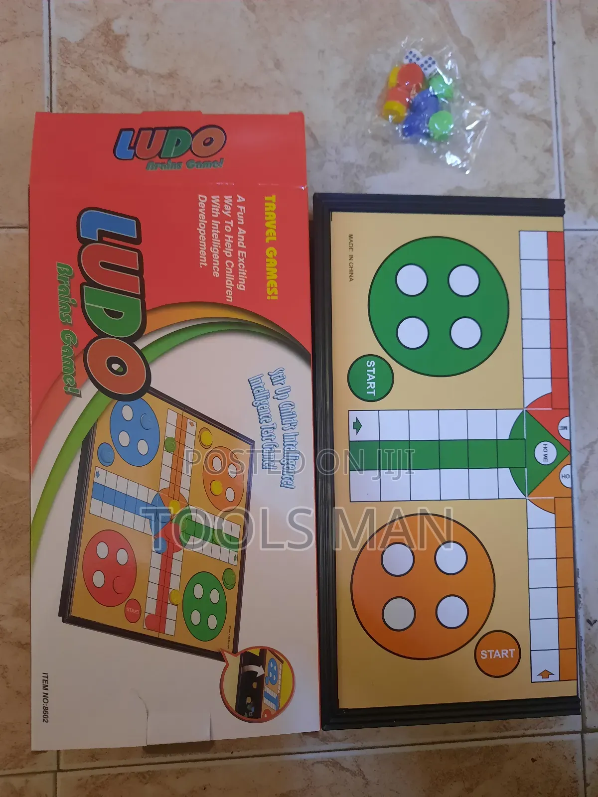 Magnetic Portable Ludo Board Game for Kids Family Travel.Brains Game